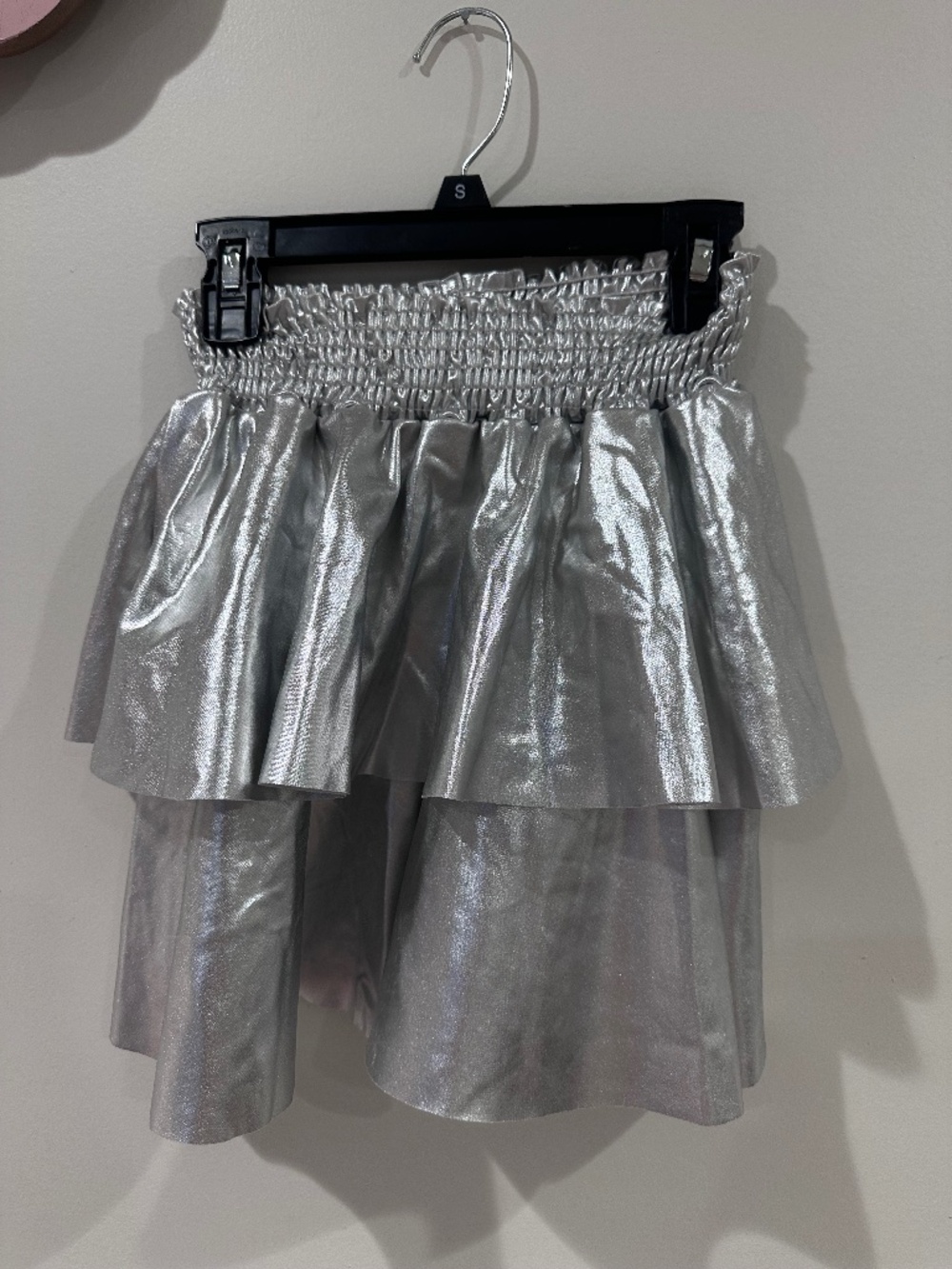 Fun silver skirt